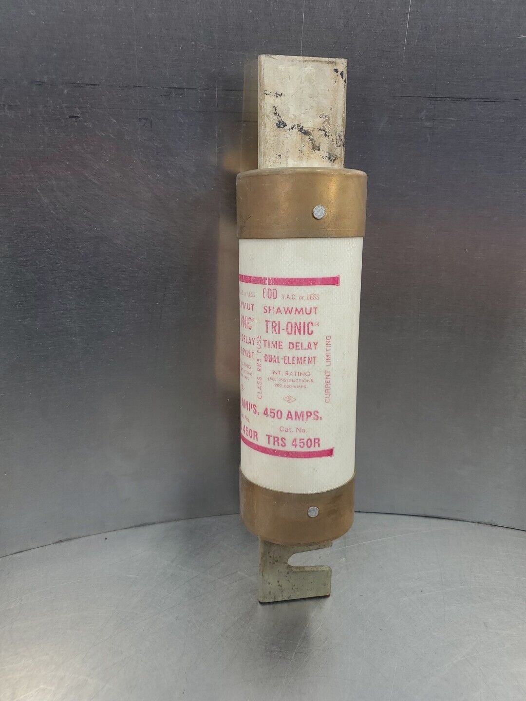 Shawmut TRI-ONIC TRS450R 450 Amp Fuse, 600VAC.                             4B-42