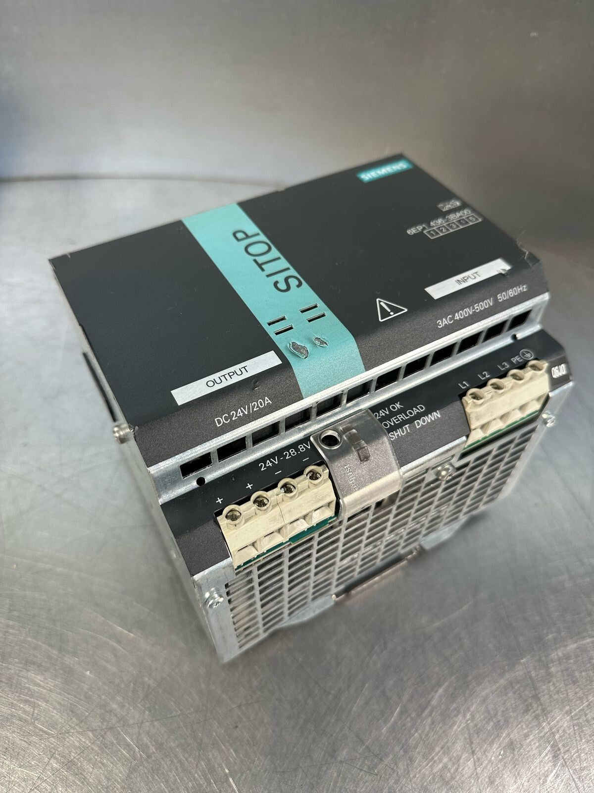 Siemens Sitop  MODULAR POWER SUPPLY 6EP1436-3BA00 output 24V/20A    (8.3.1)