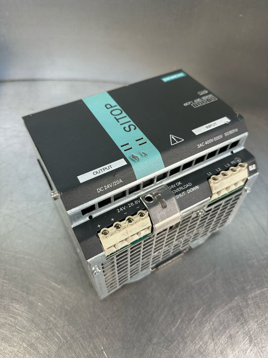 Siemens Sitop  MODULAR POWER SUPPLY 6EP1436-3BA00 output 24V/20A    (8.3.1)