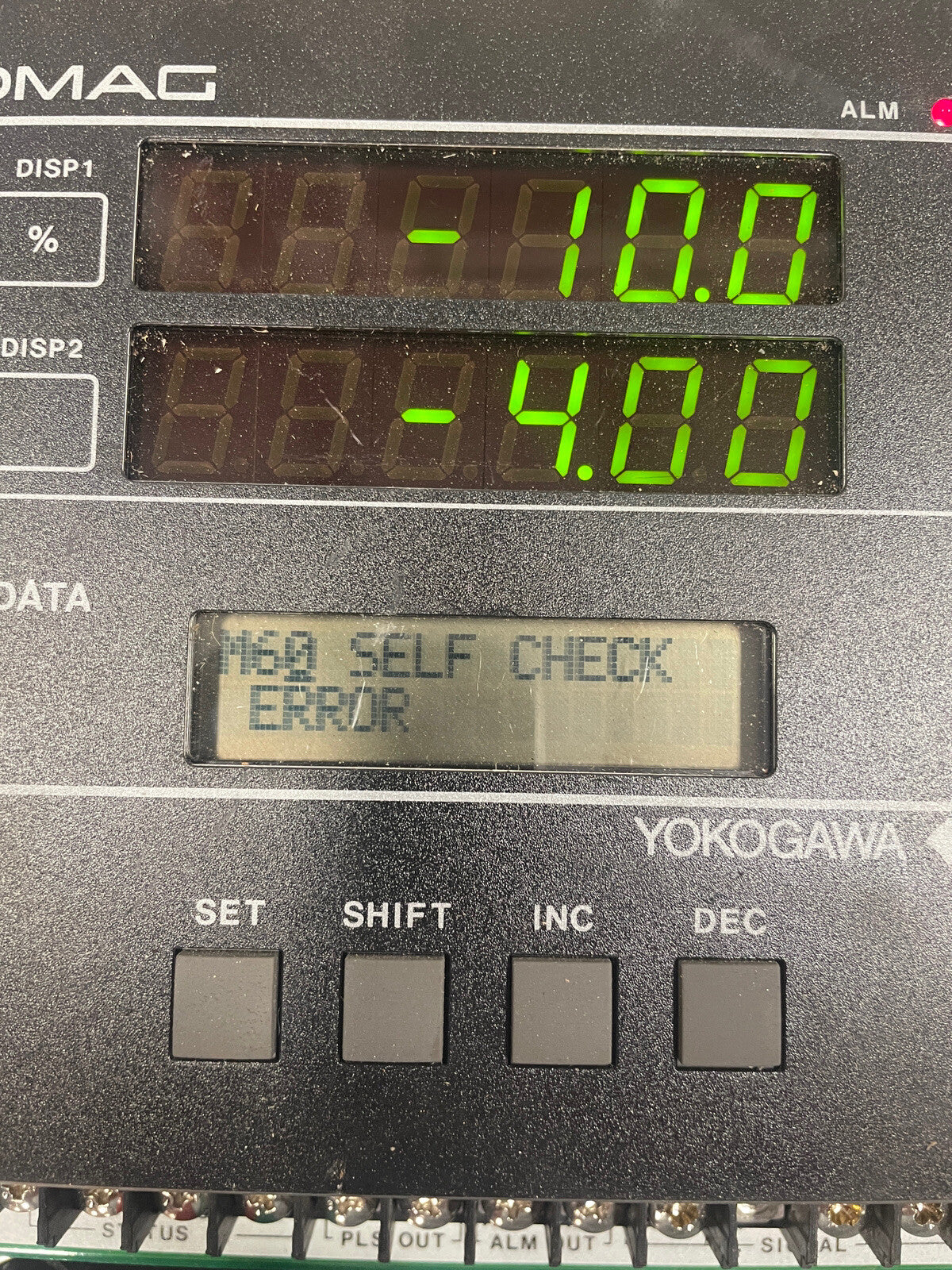 YOKOGAWA ADMAG MAGNETIC FLOW CONVERTER Display Controller @1B