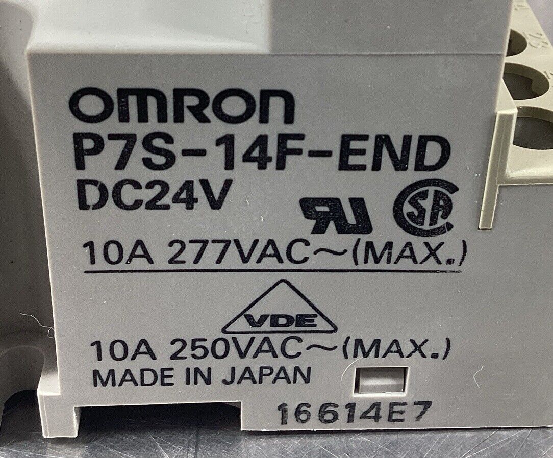 Omron  P7S-14F-END  Socket DC24V 10A 277 VAC       4E-35