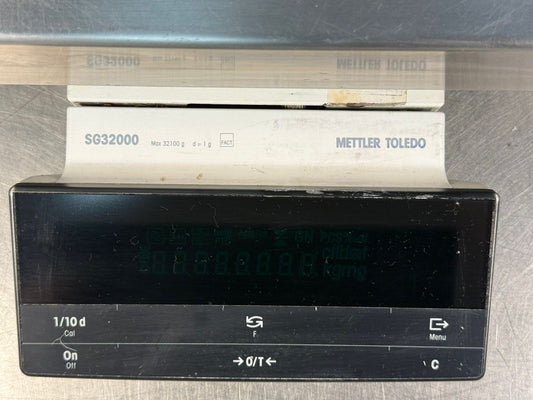 Metler Toledo SG32000 Precision Balance                                 (11.4.1)