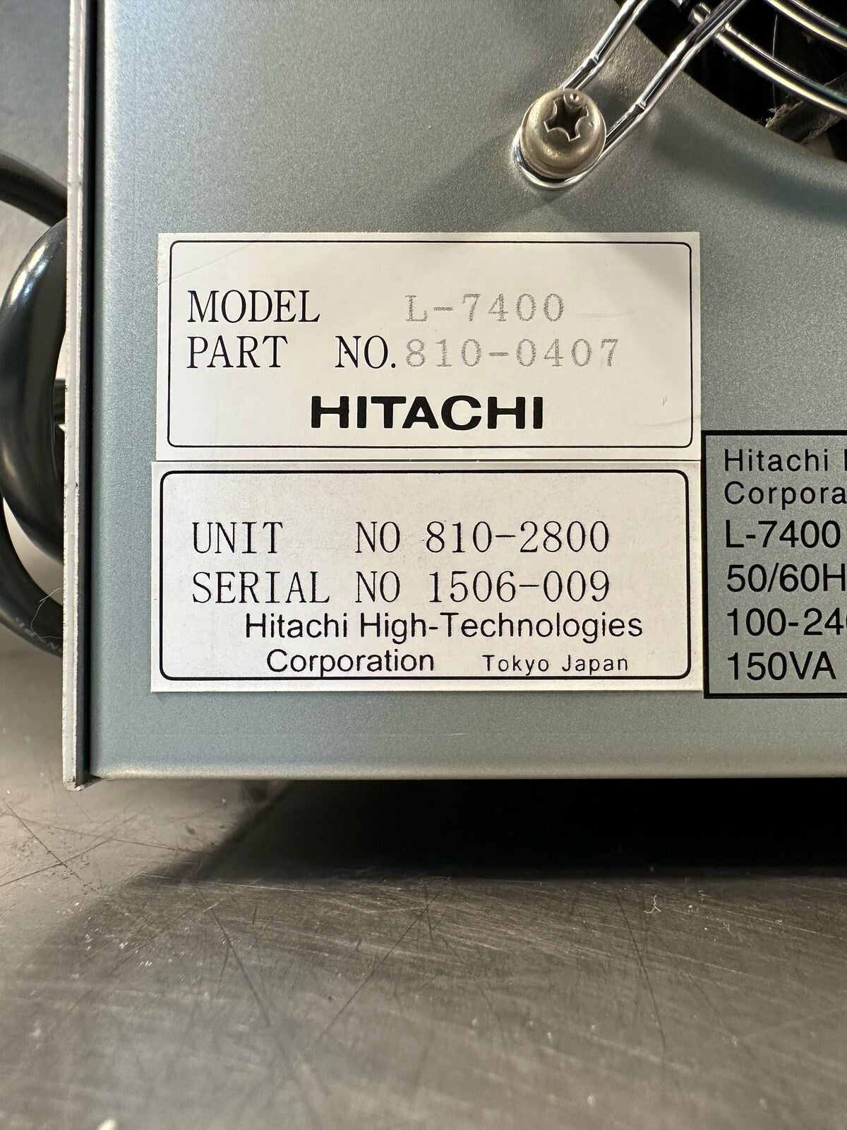 Hitachi Transgenomic L-7400 UV Detector (9.5.3)