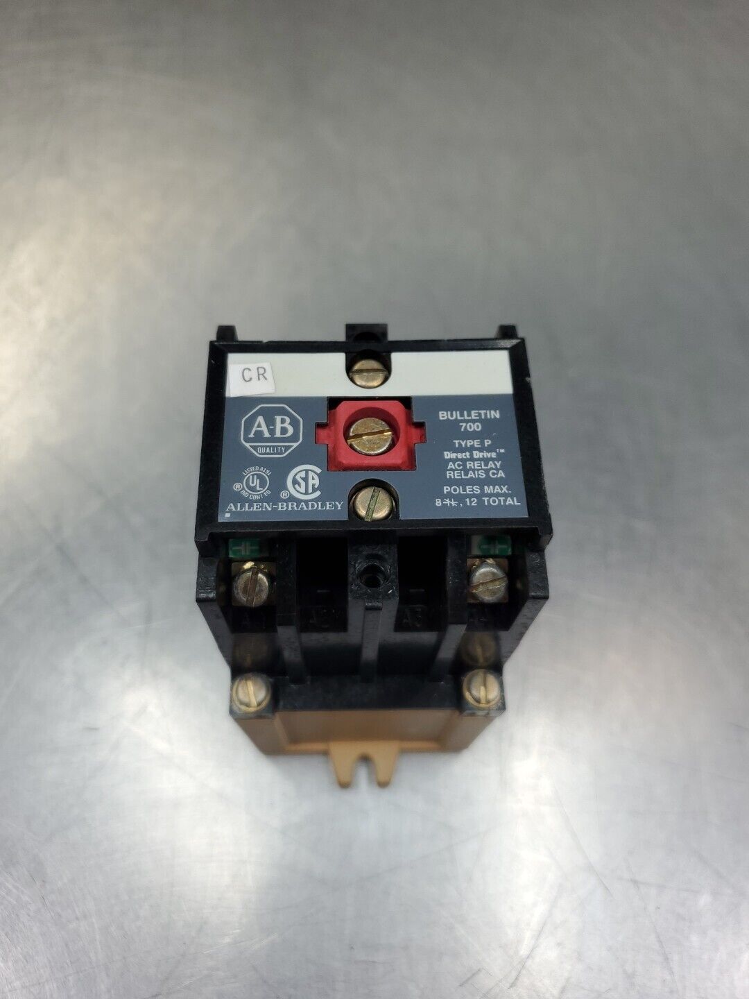 ALLEN BRADLEY 700-P400A1 Ser B AC RELAY CONTROL, 120V.                     4D-11
