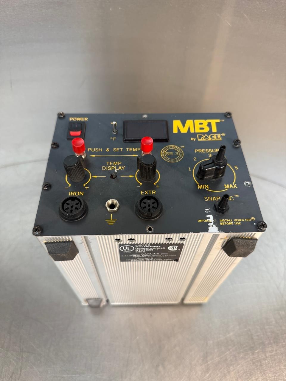 Pace MBT-210 Soldering  115V ~ 60/50hz 125W 7008-0166              (8.3.6)
