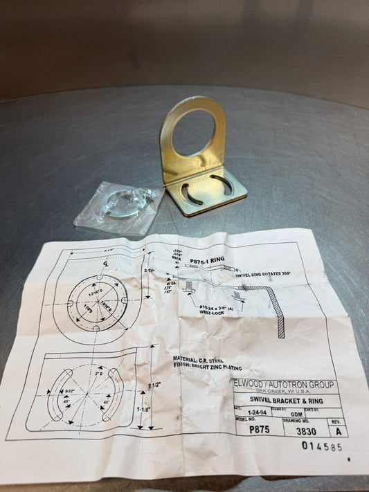 Elwood P875 - Ver. A / Swivel Bracket e Ring -  Drawing 3830 (7.3.2)