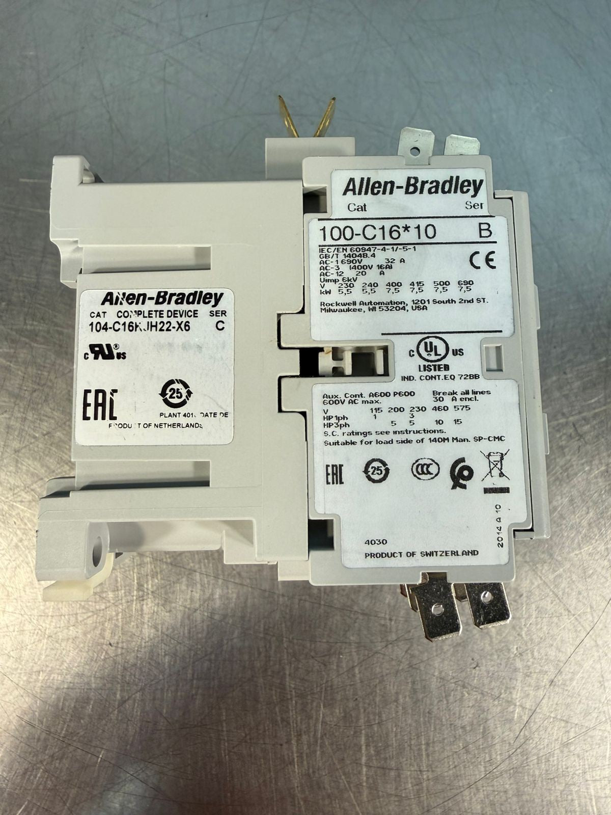 Allen Bradley 104-C16KJH22-X6 Complete Device 104C16KJH22X6       (12.4.2)