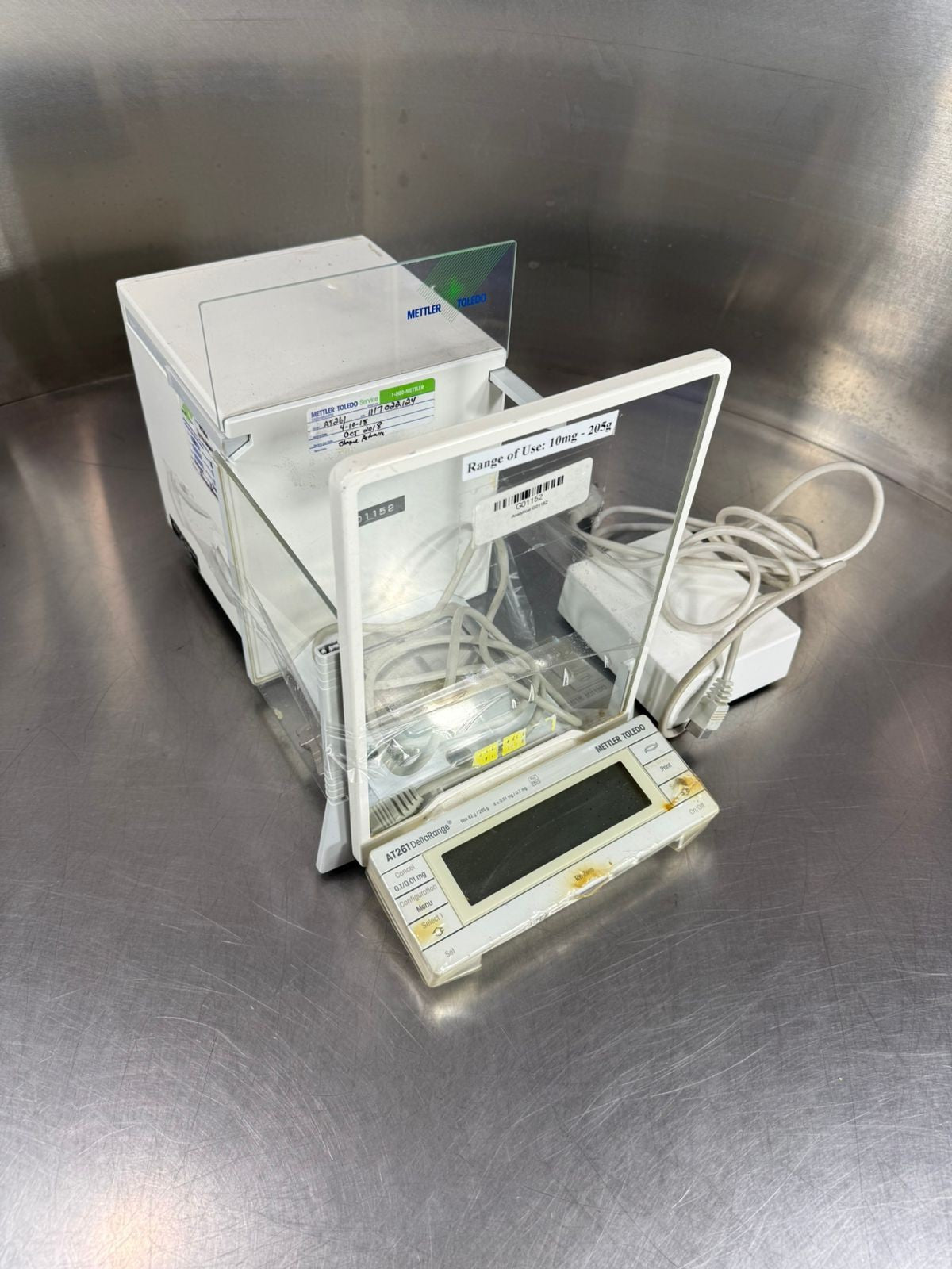 Mettler Toledo AT261 Analytical Balance Range 10mg-205g           (11.5.1)