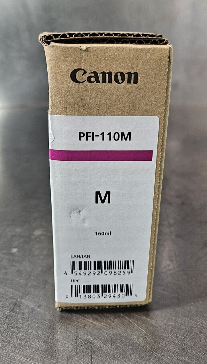 Canon PFI-110M 160ml Magenta Ink Tank                                   (BIN642)