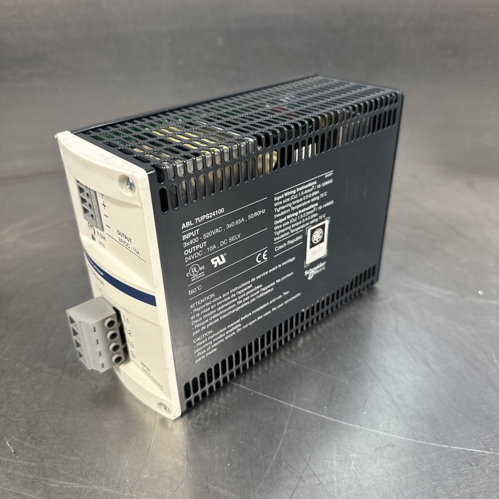 Telemecanique ABL 7UPS24100 400-520V Input 24VDC Out - Refurbished (BIN-1.1.1)