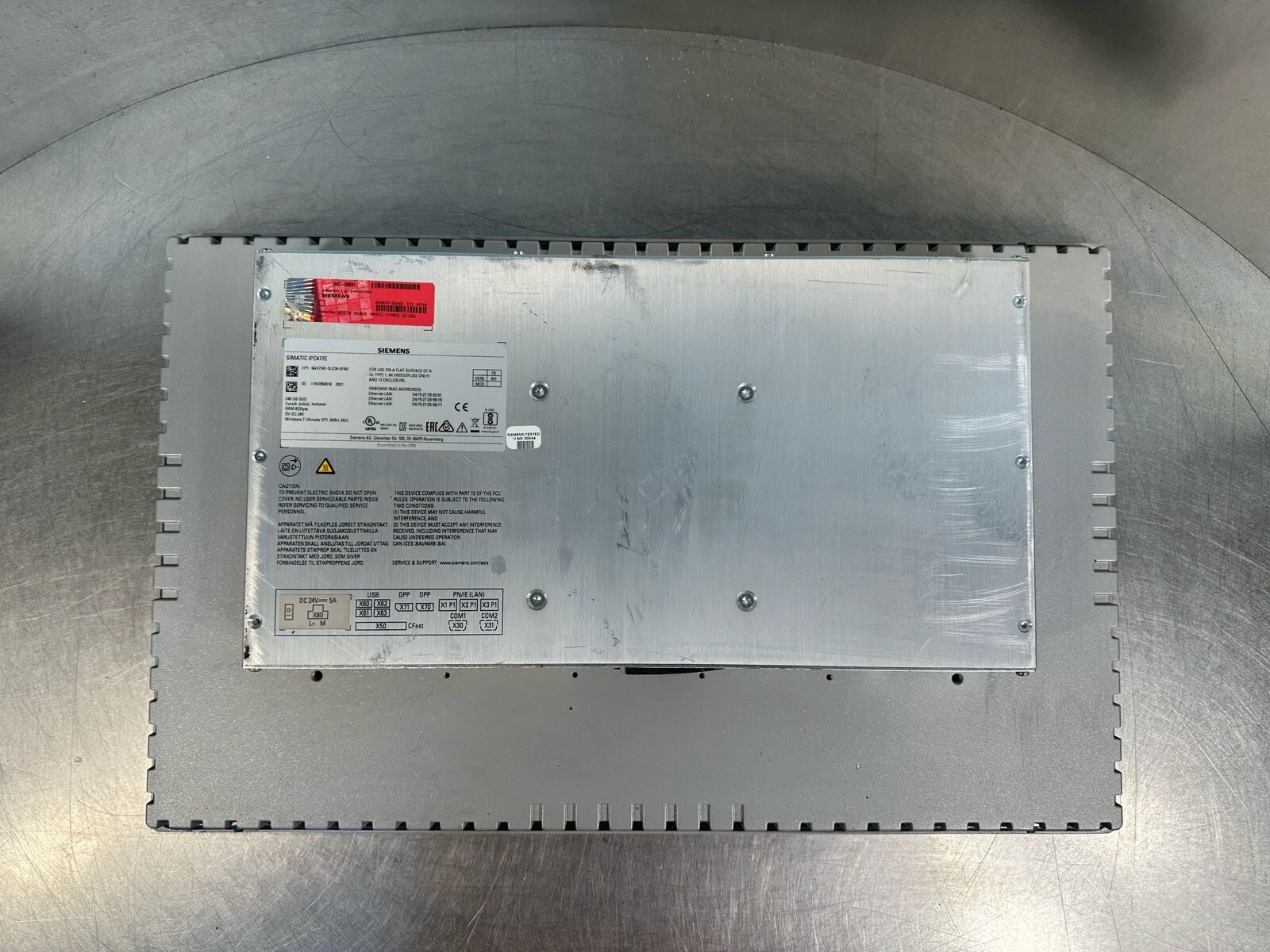 Siemens 6AV7241-5LG34-0FA0 240GB-SSD Corei5 8GB SIMATIC IPC477E     (8.6.7)