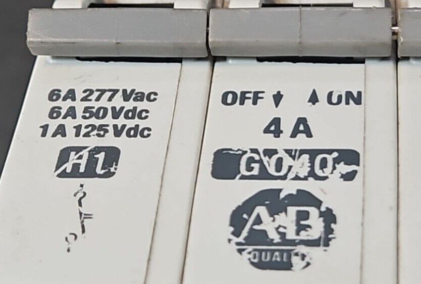 Allen-Bradley 1492-CB2 G040 H1 Series A Circuit Breaker 4A               loc4C13