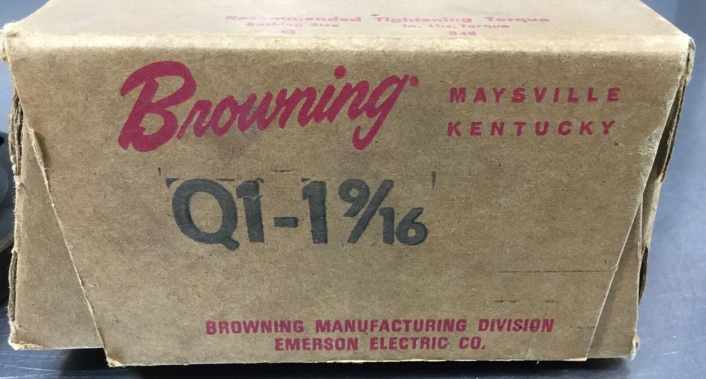 Browning  Q1 1 9/16  Split Taper Bushing 1-9/16" Bore “As Pictured”      6E-18