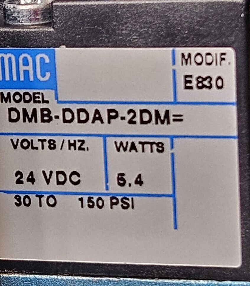 Mac Valves MV-P2A-AADB-DM-DDAP-2DM / MVP2AAADBDMDDAP2DM                 (BIN351)