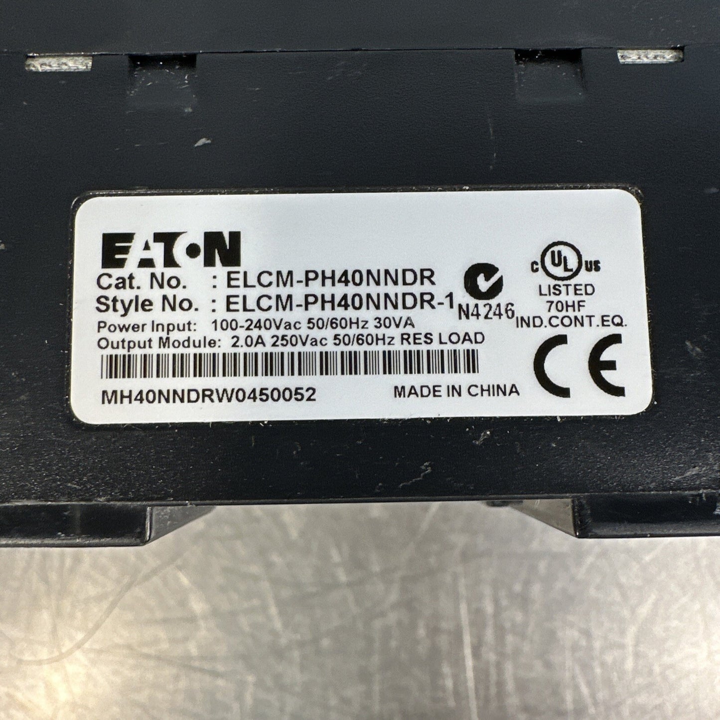 Eaton ELCM-PH40NNDR-1 Input100-240V Output 2.0A Programmable Logic (BIN-1.1.1)