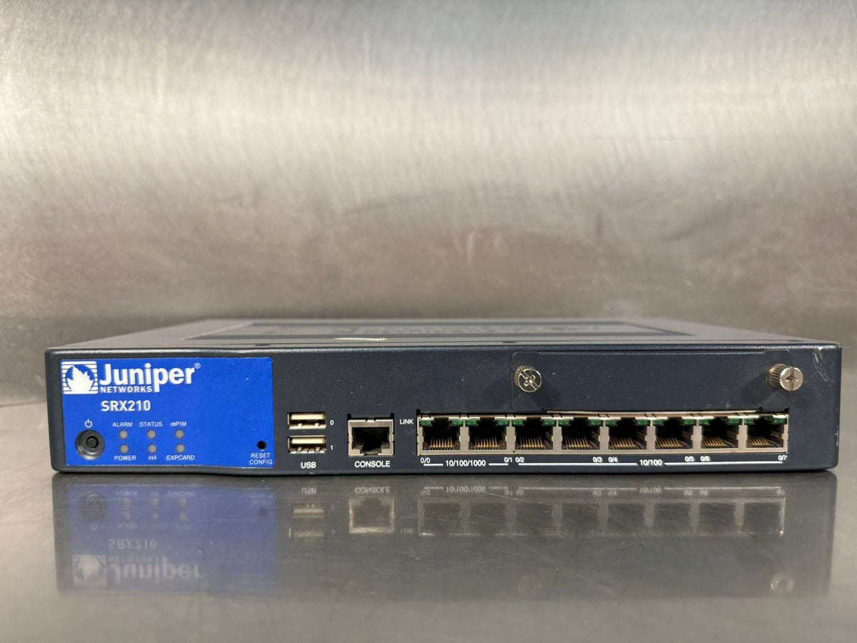 Juniper Networks SRX-210 Secure Serv. Gateway VPN Firewall SRX210B  (3.2.1)