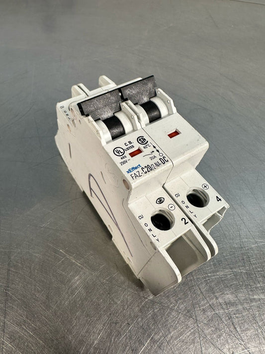 Eaton FAZ-C20/2-NA-DC  2P  500VDC 60947-2   FAZ-C20/2-NA           (6.4.3)
