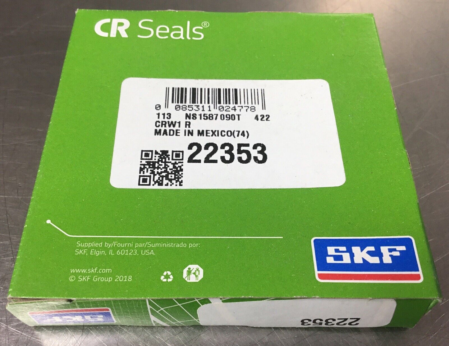 Engine Crankshaft Seal Rear SKF CR  22353  OIL SEAL       6C-12