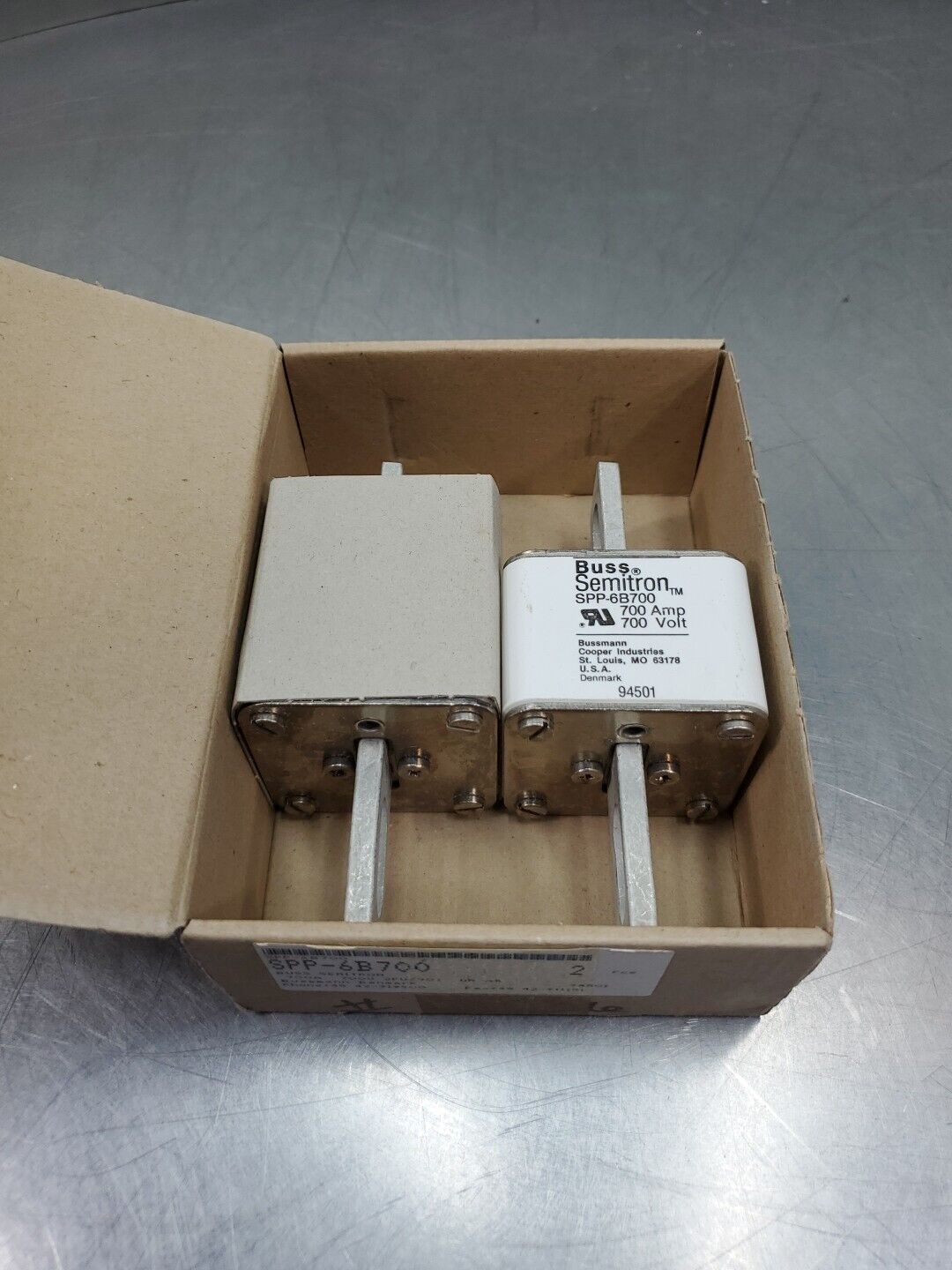 BUSS SEMITRON SPP-6B700 Fuse, 700A 700V, Lot of 2.                         4C-34