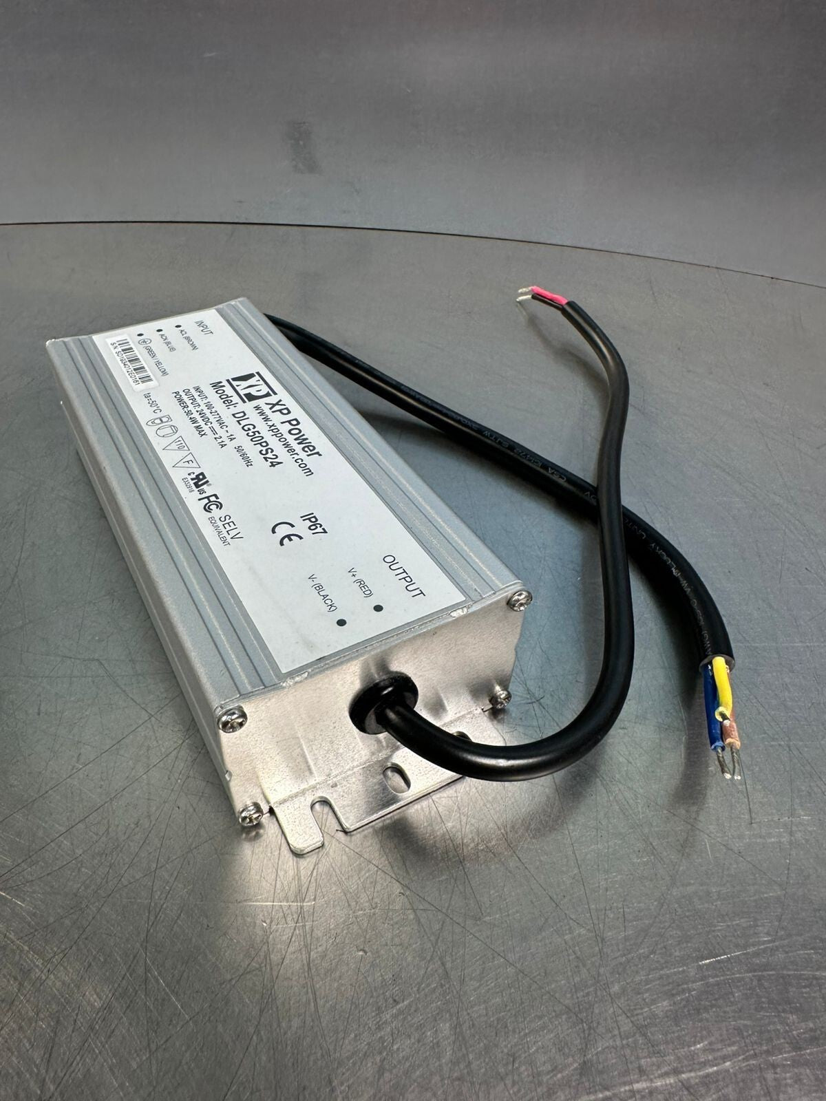 Xp Power DLG50PS24 50.4W Output 24Vdc 2.1A / Input 100-277Vac 1A  (12.5.1)