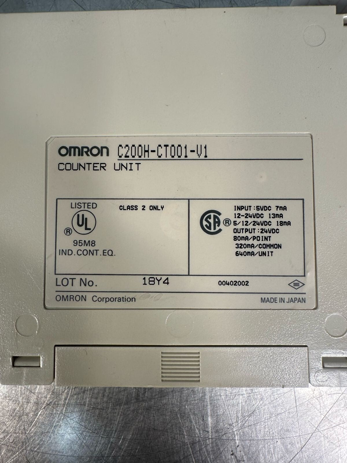 Omron C200H-CT001-V1                                 (7.2.1)