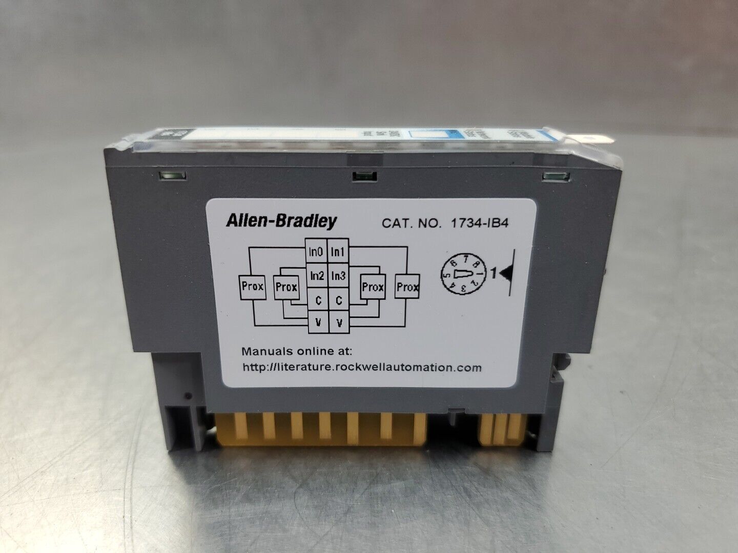 ALLEN BRADLEY 1734-IB4 Ser. C 24VDC SINK INPUT.                            3E-29