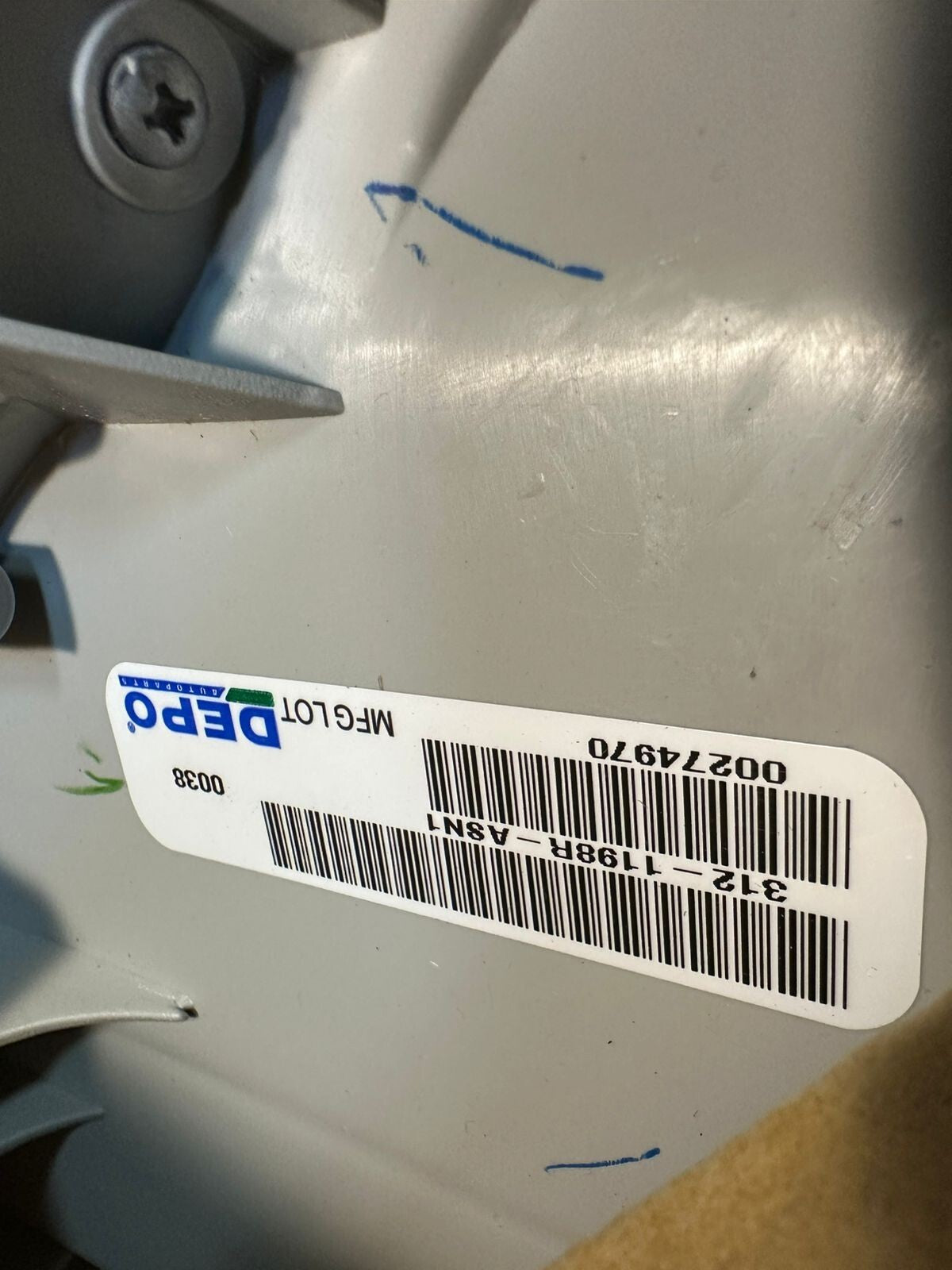 Depo 312-1198R-ASN1 Replace for Camy 07-09  NEW                  (5.1.2)
