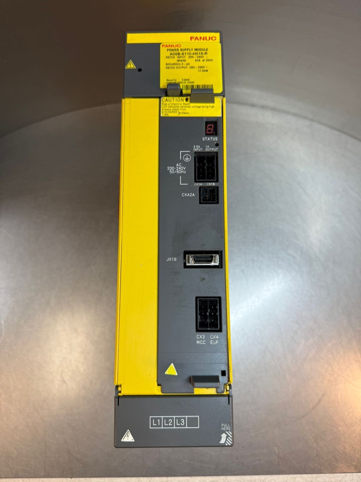Fanuc  A06b-6110-H015R  Servo Amplifier A06b-6110-H015  B-63282   (12.4.1)