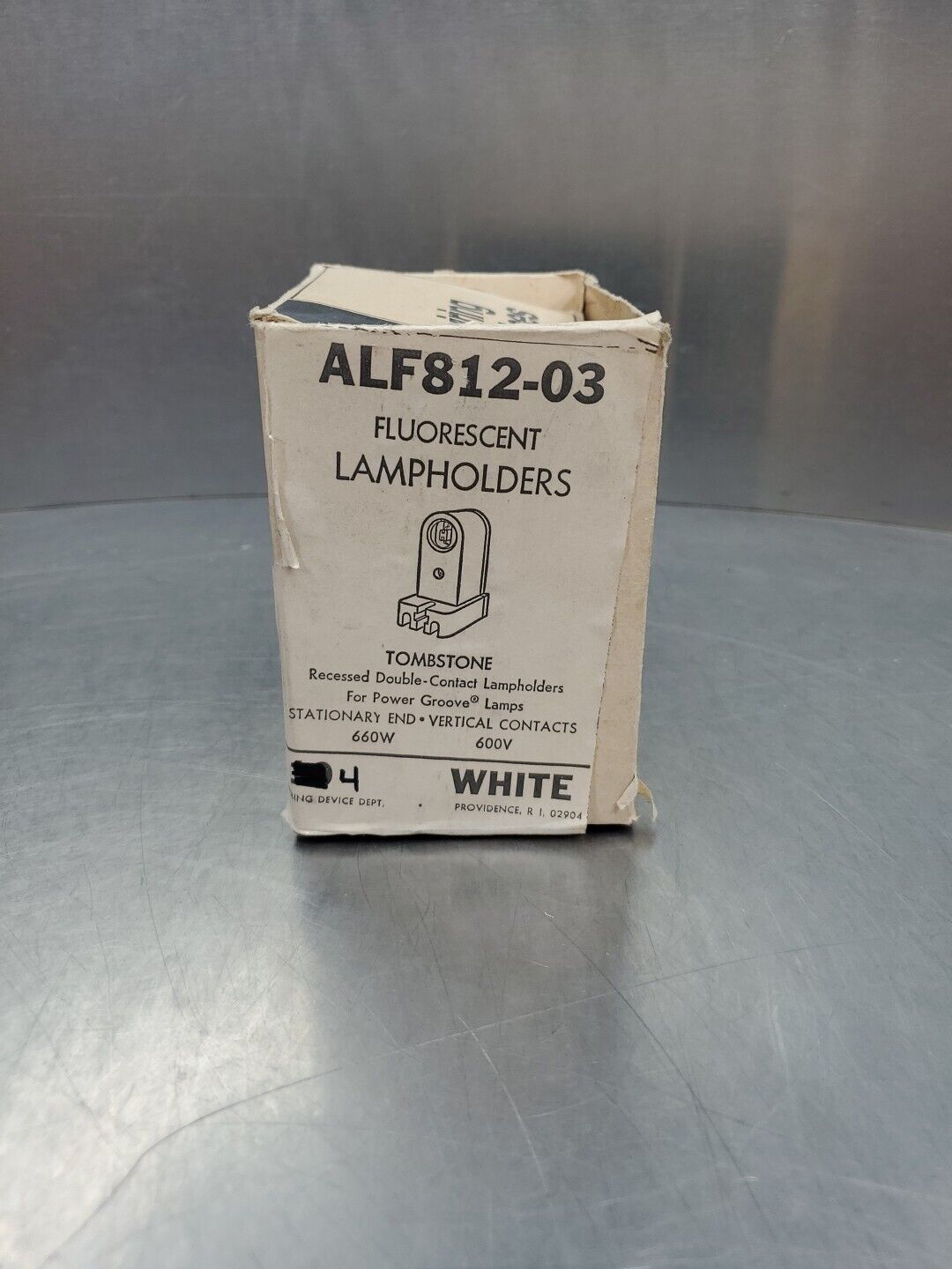 GE ALF812-03 Fluorescent Lamp Holder, 660W, 600V Lot of 4.                 4B-37