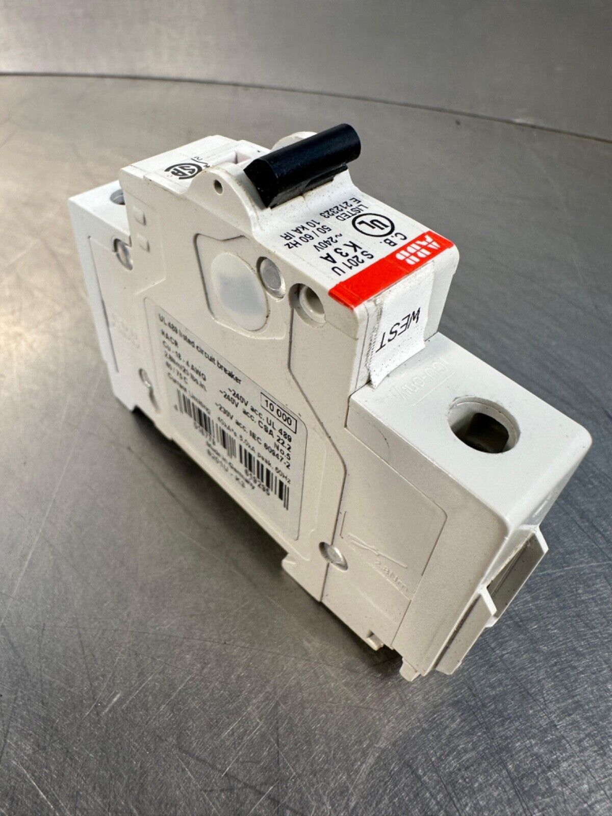 Abb S201U-K3A Miniature Circuit Breaker 240VAC 3A 50/60Hz 10ka (4c-41)