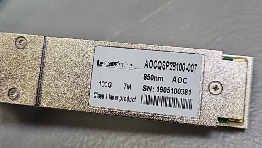 Active Optical Cable QSFP28 100Gbps, 7M, MSA Compat/AOCQP28100-007  (BIN461)