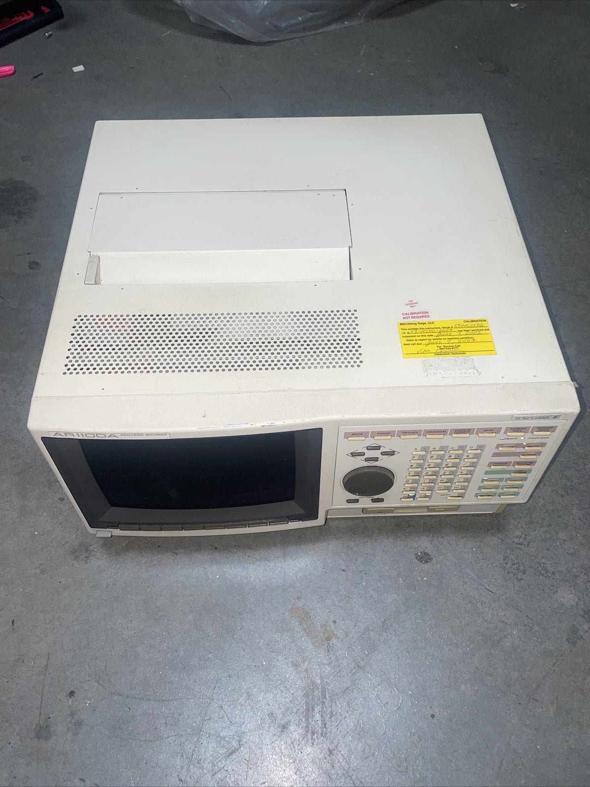 YOKOGAWA AR1100A ANALYZING RECORDER @2A
