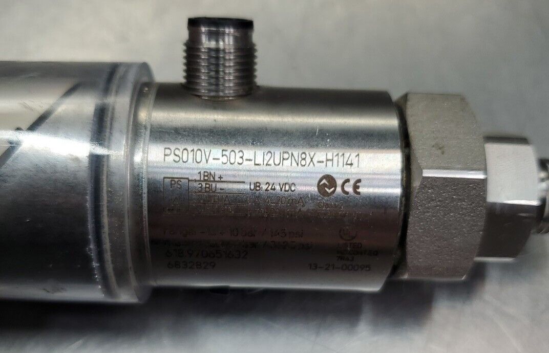 TURCK PS010V-503-LI2UPN8X-H1141 24VDC Pressure Sensor.                     5C-18