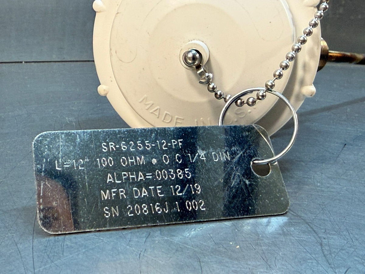 Temp Pro Rtd SR-6255-12-PF 100 0HM ¼ Din Alpha 00385 Thermocouple  (2.3.5)