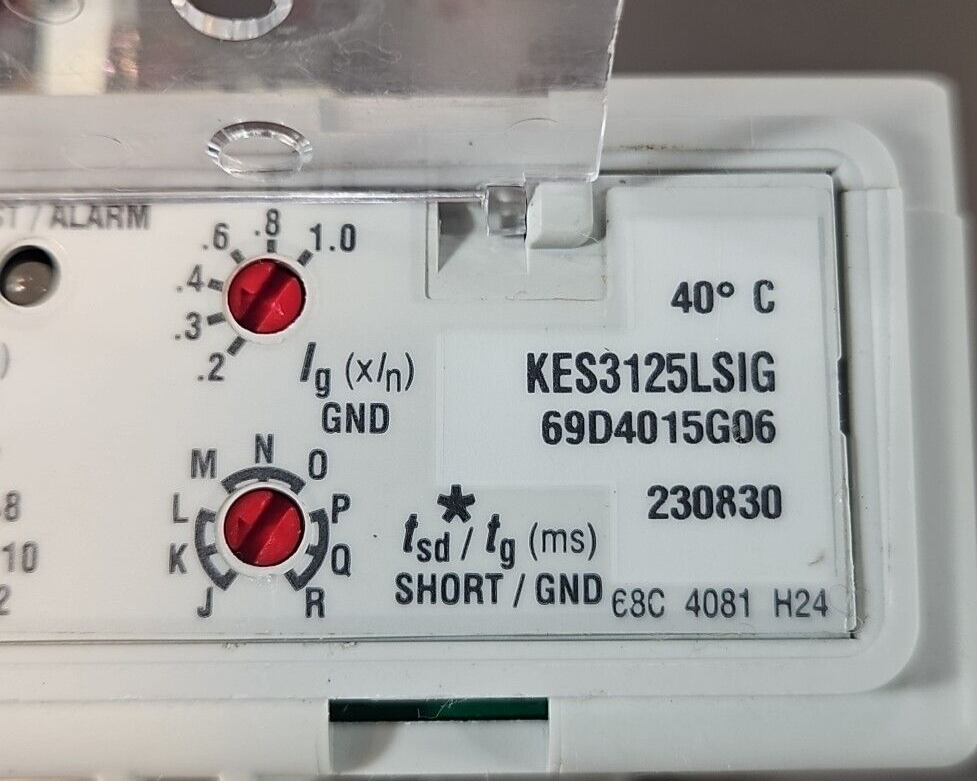Cutler Hammer Eaton KES3125LSIG Amp Breaker Trip Unit                   (BIN433)
