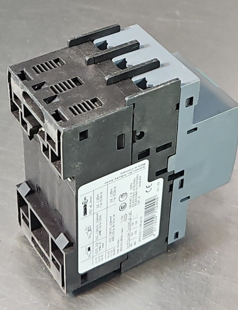 Siemens Sirius 3RV2011-0KA10 Motor Controller 3pole                      loc4A11
