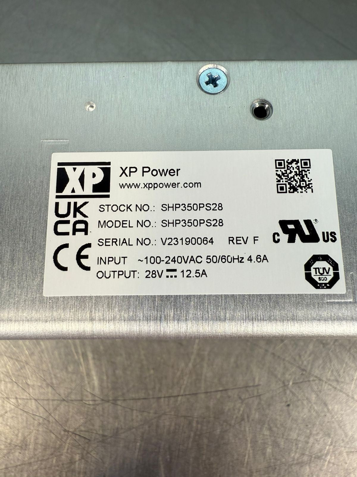 Xp Power SHP350PS28 Rev F Switching Power Supply 28V-12.5A  (12.5.5)
