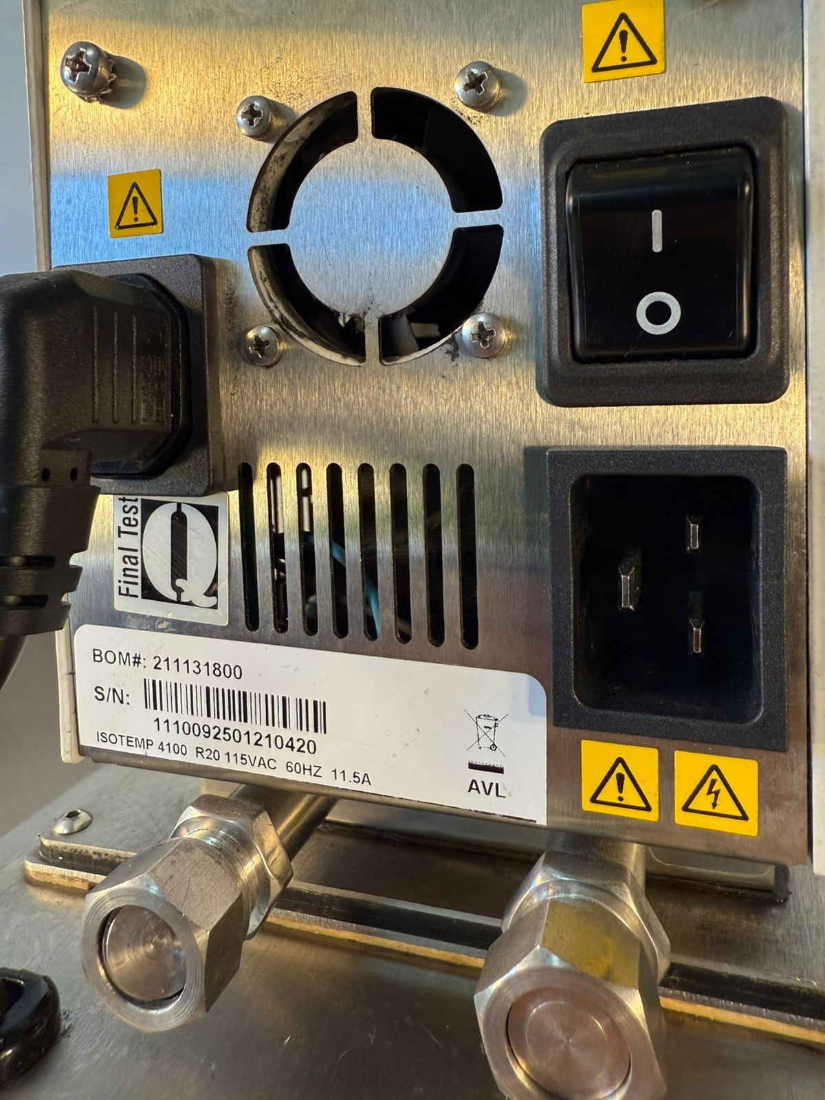 Fisher Scientific Isotemp 4100 R20 Refrigerated  /  211131800      (8.6.2)