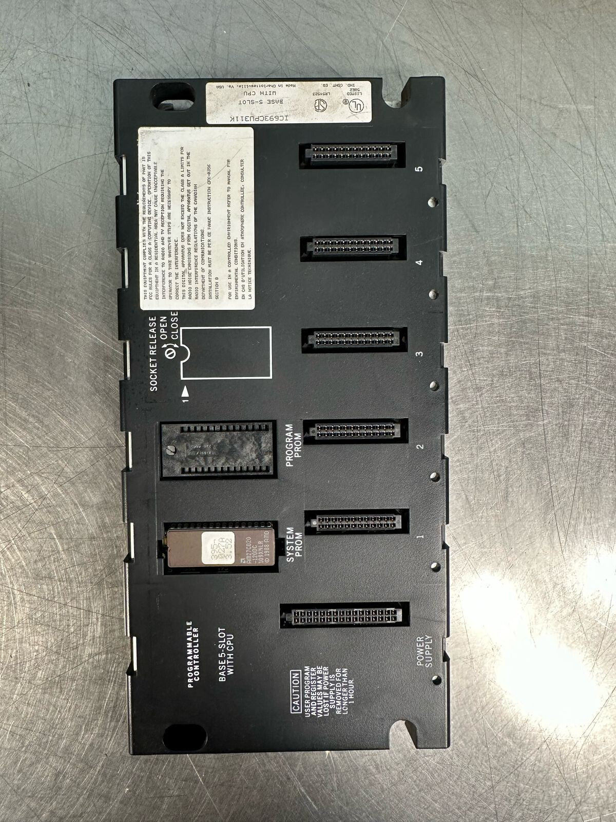 Ge IC693CPU311K BASE 5 SLOT WITH CPU                                (5.4.2)