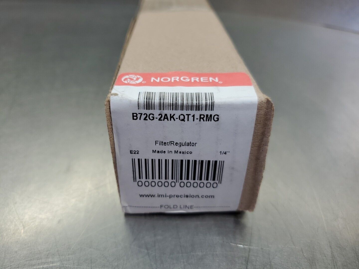 NORGREN B72G-2AK-QT1-RMG Filter/Regulator Module.                           6E-3