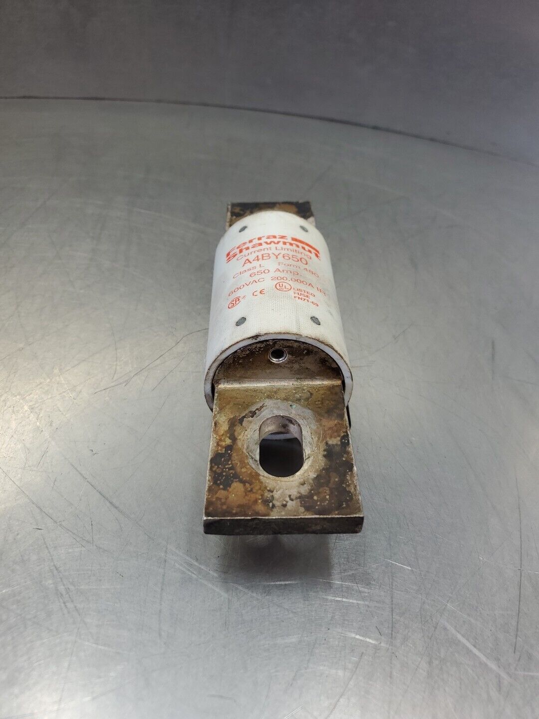 Ferraz Shawmut A4BY650 650 Amp Current Limiting Fuse, 600VAC Class L.      4D-32