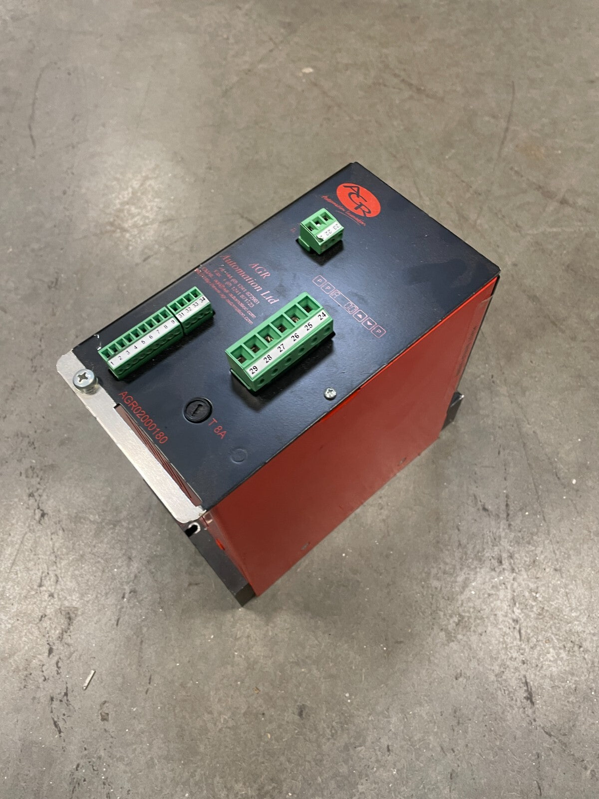 AGR Automation AGR02000180 Red and Black Power Supply @1D