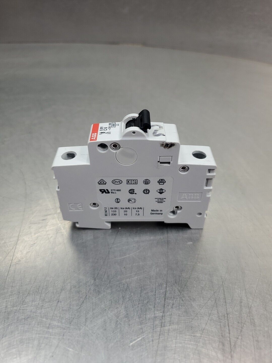 ABB S201-C6 Circuit Breaker, 2CDS251001R0064.                              4C-14