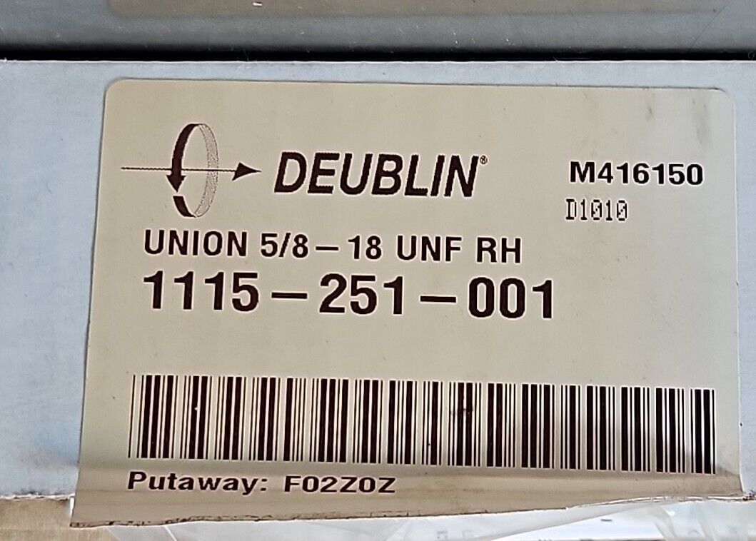 Deublin 1115-251-001 Radial Housing Connection  1/2" 150 PSI    loc5C18