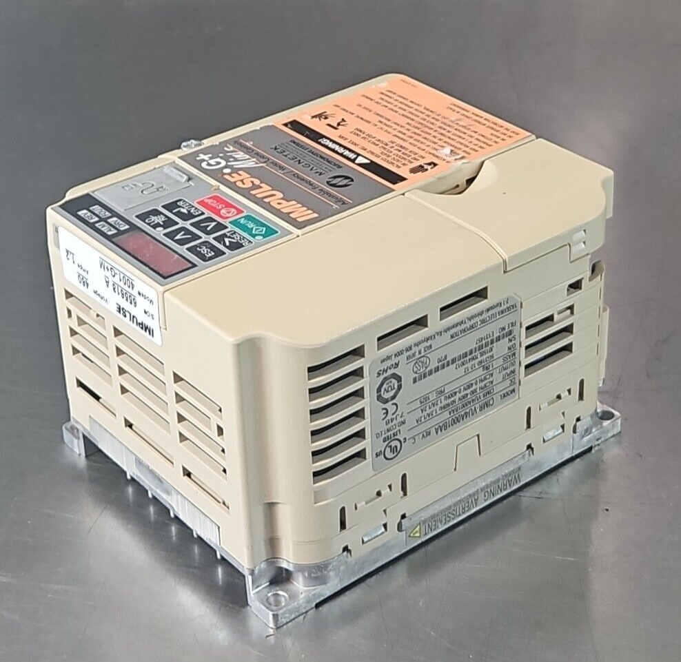 Yaskawa CIMR-VU4A0001BAA Open Chassis Variable Frequency Drive 3 Phase  (BIN645)