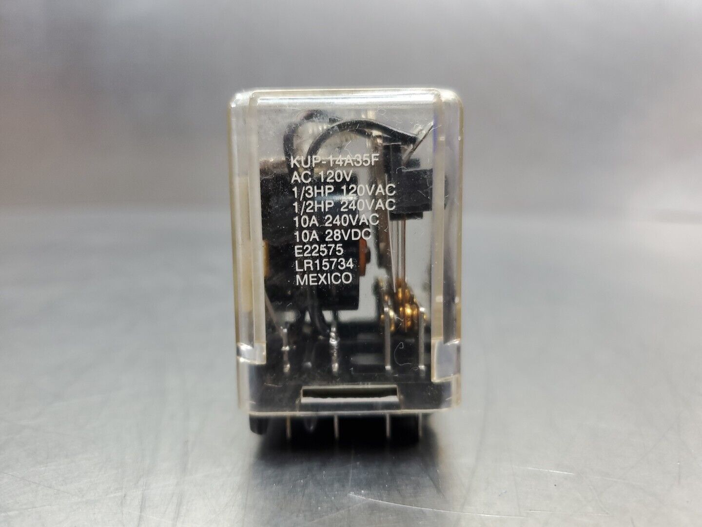PEELLE 076245 (KUP-14A35F) 10A 120V Relay.                                 4D-26