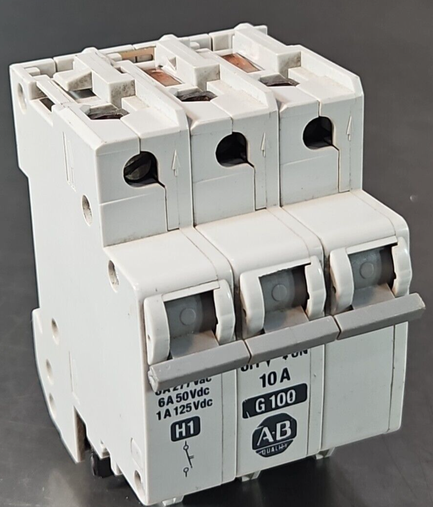 Allen-Bradley 1492-CB2 G100 H1 Series A Circuit Breaker 10A              loc4E21