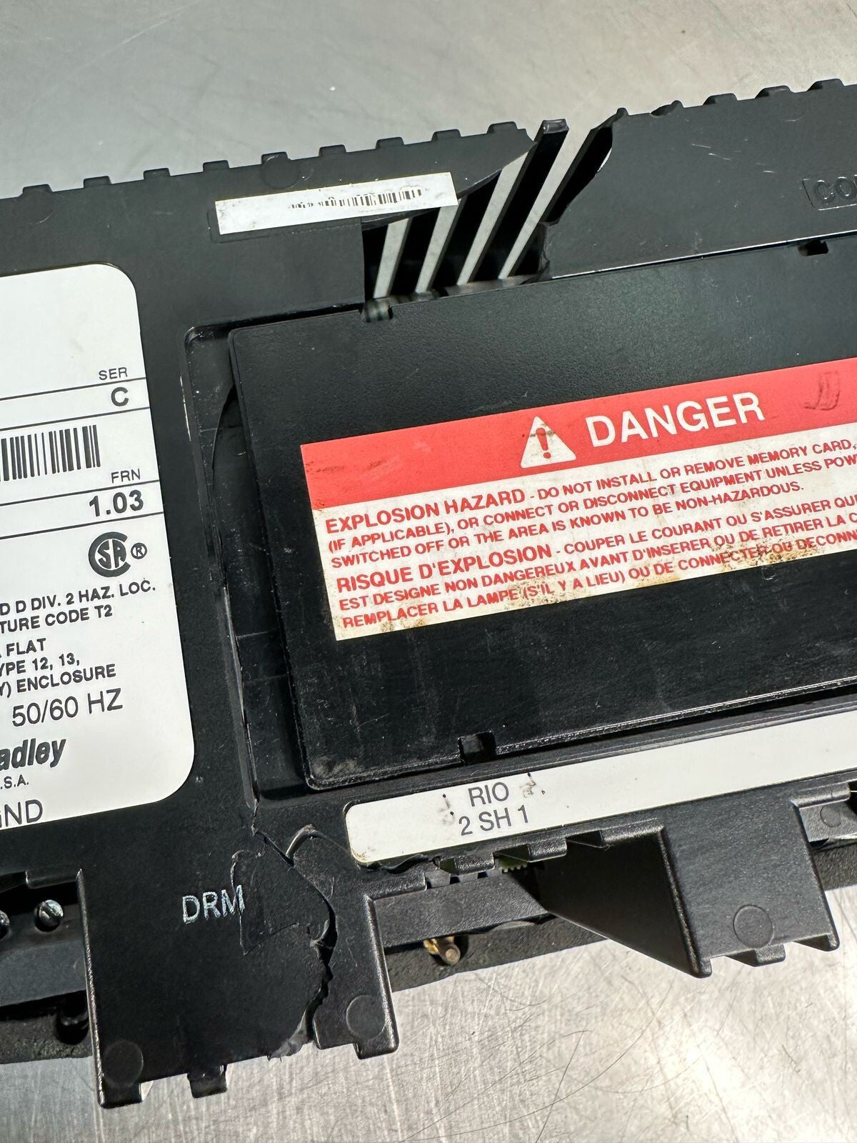 Allen Bradley 2711-K5A1 /C PanelView 550 5.5" Rev.B FRN 1.3 50/60Hz (5.5.5)