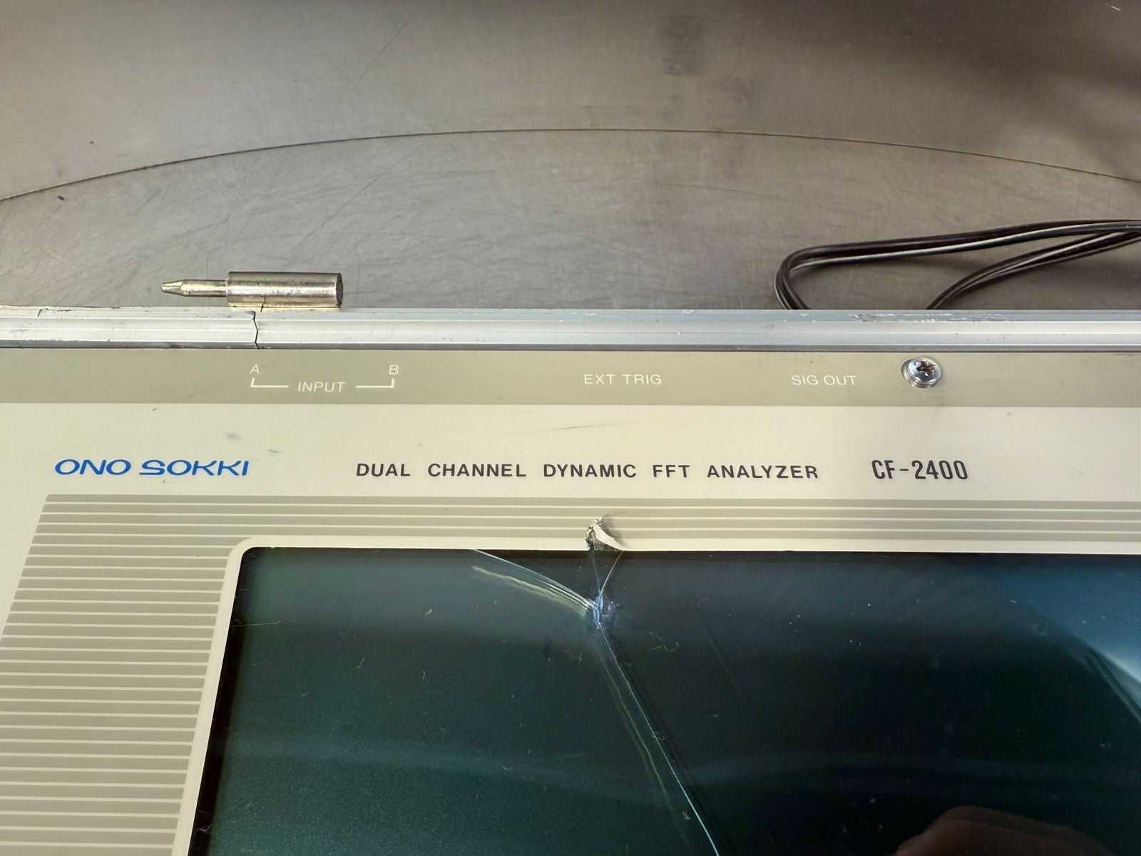 *1777 Ono Sokki CF-2400 Dual Channel Dynamic FFT Analyzer      (6.6.5)