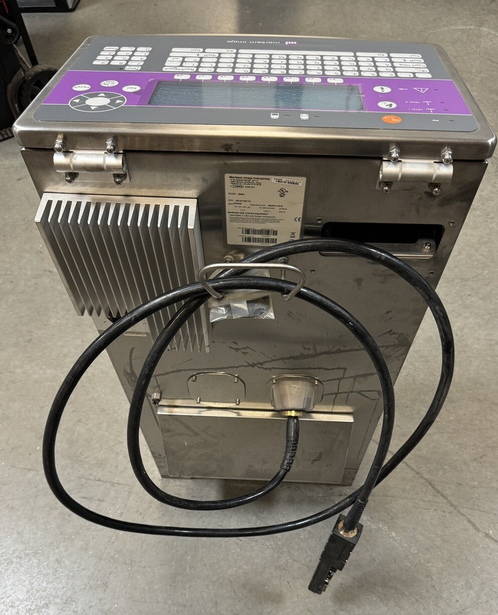 Markem-Imaje 9040 Ink Jet Printer with ENP35372/B Print head module